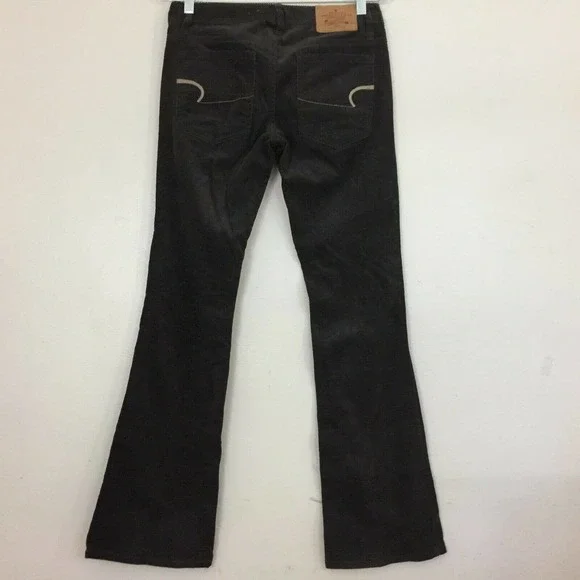 American Eagle Outfitters Jeans Women's Size 2 Brown Bootcut Corduroy - Picture 3 of 7
